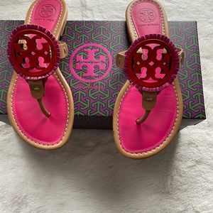 Tory Burch Leather Miller Sandals